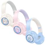 Изображение HOCO W50 Cute fun Pink (6942007619585) наушники с микрофоном накладные, Bluetooth 5.3 #3 Фото HOCO W50 Cute fun Pink (6942007619585) наушники с микрофоном накладные, Bluetooth 5.3 #3