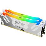 Изображение DDR-5 2шт x 16GB 7600МГц Kingston FURY Renegade RGB White (KF576C38RWAK2-32) Фото DDR-5 2шт x 16GB 7600МГц Kingston FURY Renegade RGB White (KF576C38RWAK2-32)