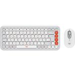 Изображение Клавиатура+мышь Logitech POP Icon Combo White (920-013141) Bluetooth, US INT'L Фото Клавиатура+мышь Logitech POP Icon Combo White (920-013141) Bluetooth, US INT'L