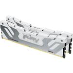 CUDIMM 2 x 24GB DDR5 8400МГц Kingston FURY Renegade White (KF584CU40RWK2-48) - фото