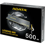 Фото SSD A-Data Legend 860 500GB M.2 2280 PCIe4x4 NVMe (SLEG-860-500GCS) 5000/3000 MB/s #1