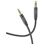 Изображение Кабель HOCO UPA19 Black (6931474759863) Аудио 3,5mm джек/3,5mm джек, 1м, AUX кабель Фото Кабель HOCO UPA19 Black (6931474759863) Аудио 3,5mm джек/3,5mm джек, 1м, AUX кабель