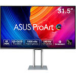 Фото ASUS 32" PA32UCDM OLED 3840x2160, 0.1мс, 1.5млн:1, 250кд/м2, 240Гц,HDMI/TB/USB-C,USB,Аудиовыход,2*3W