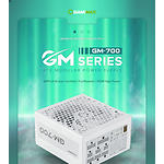Фото Блок питания GAMEMAX GM-700 Modular White, 80+Bronze, APFC, 700W, 14см. вент #10