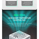 Фото Блок питания GAMEMAX GM-700 Modular White, 80+Bronze, APFC, 700W, 14см. вент #14