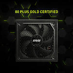 Изображение Блок питания MSI MAG A1000GL PCIE5, 80+Gold, Fully Modular #5 Фото Блок питания MSI MAG A1000GL PCIE5, 80+Gold, Fully Modular #5