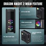 Изображение Корпус GAMEMAX Dragon Knight 2, без БП #1 Фото Корпус GAMEMAX Dragon Knight 2, без БП #1
