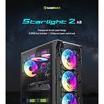 Изображение Корпус GAMEMAX Starlight 2 AB Black, без БП, Tempered Glass #14 Фото Корпус GAMEMAX Starlight 2 AB Black, без БП, Tempered Glass #14