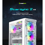 Изображение Корпус GAMEMAX Starlight 2 AW White, без БП, Tempered Glass #14 Фото Корпус GAMEMAX Starlight 2 AW White, без БП, Tempered Glass #14
