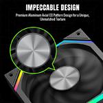 Изображение Вентилятор 120мм GAMEMAX FN12A-N2, Black, 4pin/3pin, ARGB, PWM #3 Фото Вентилятор 120мм GAMEMAX FN12A-N2, Black, 4pin/3pin, ARGB, PWM #3