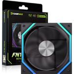 Изображение Вентилятор 120мм GAMEMAX FN12A-N2-R, Black, 4pin/3pin, ARGB, PWM, Реверсивний Фото Вентилятор 120мм GAMEMAX FN12A-N2-R, Black, 4pin/3pin, ARGB, PWM, Реверсивний