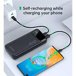 Изображение Внешний аккумулятор Power Bank Choetech B729 Black, 20000mAh, QC3.0, PD 22.5W #4 Фото Внешний аккумулятор Power Bank Choetech B729 Black, 20000mAh, QC3.0, PD 22.5W #4