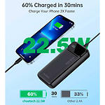 Изображение Внешний аккумулятор Power Bank Choetech B729 Black, 20000mAh, QC3.0, PD 22.5W #5 Фото Внешний аккумулятор Power Bank Choetech B729 Black, 20000mAh, QC3.0, PD 22.5W #5