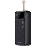 Внешний аккумулятор Power Bank Choetech B730 Black, 30000mAh, QC3.0, PD 22.5W - фото
