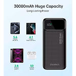 Изображение Внешний аккумулятор Power Bank Choetech B730 Black, 30000mAh, QC3.0, PD 22.5W #7 Фото Внешний аккумулятор Power Bank Choetech B730 Black, 30000mAh, QC3.0, PD 22.5W #7