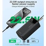 Изображение Внешний аккумулятор Power Bank Choetech B731 Black, 40000mAh, QC3.0, PD 22.5W #5 Фото Внешний аккумулятор Power Bank Choetech B731 Black, 40000mAh, QC3.0, PD 22.5W #5