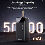 Изображение Внешний аккумулятор Power Bank Choetech B733 Black, 50000mAh, QC3.0, PD 65W #5 Фото Внешний аккумулятор Power Bank Choetech B733 Black, 50000mAh, QC3.0, PD 65W #5