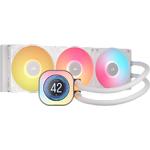 Cooler CPU Corsair iCUE LINK TITAN 360 RX LCD White AIO Водяное охлаждение (CW-9061026-WW) 360мм - фото