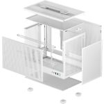 Изображение Корпус Deepcool CH160 MESH White (R-CH160-WHNMI0-G-1) Mini-ITX без БП #1 Фото Корпус Deepcool CH160 MESH White (R-CH160-WHNMI0-G-1) Mini-ITX без БП #1
