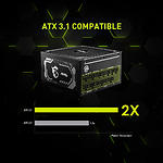 Фото Блок питания MSI MAG A1250GL PCIE5, 80+Gold, Fully Modular #6