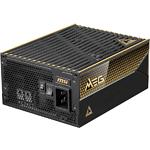 Изображение Блок питания MSI MEG Ai1600T PCIE5, 80+Titanium, Fully Modular, 135mm fan Фото Блок питания MSI MEG Ai1600T PCIE5, 80+Titanium, Fully Modular, 135mm fan