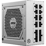 Изображение Блок питания MSI MAG A850GL PCIE5 WHITE, 80+Gold, Fully Modular #8 Фото Блок питания MSI MAG A850GL PCIE5 WHITE, 80+Gold, Fully Modular #8