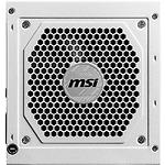 Изображение Блок питания MSI MAG A850GL PCIE5 WHITE, 80+Gold, Fully Modular #9 Фото Блок питания MSI MAG A850GL PCIE5 WHITE, 80+Gold, Fully Modular #9