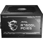 Изображение Блок питания MSI MAG A750GL PCIE5, 80+Gold, Fully Modular #7 Фото Блок питания MSI MAG A750GL PCIE5, 80+Gold, Fully Modular #7