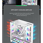 Изображение Корпус GAMEMAX Infinity Plus WH, Tempered Glass, без БП #10 Фото Корпус GAMEMAX Infinity Plus WH, Tempered Glass, без БП #10