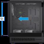 Изображение Корпус GAMEMAX Vista COC AB, Midi ATX, Tempered Glass, Mesh, без БП #8 Фото Корпус GAMEMAX Vista COC AB, Midi ATX, Tempered Glass, Mesh, без БП #8