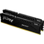 Изображение DDR-5 2шт x 32GB 5600МГц Kingston FURY Beast Black (KF556C36BBE2K2-64) AMD EXPO Фото DDR-5 2шт x 32GB 5600МГц Kingston FURY Beast Black (KF556C36BBE2K2-64) AMD EXPO