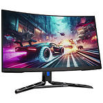 Фото LENOVO 32" R32qc-30 (67C8GAC1UA) VA Curved 2560x1440,0.5мс,3500:1,350кд/м,180Гц,HDMI/DP,Ауд.вых,2*3W #1