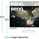 Фото BENQ 32" EW3290U White (9H.LN4LJ.LBE) IPS 4K 3840x2160,5мс,1000:1,350кд/м,60Гц,HDMI/USB-C,Аудио,2*2W #8