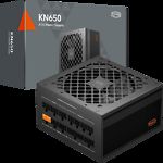 Блок питания PcCooler KN650 Black (P3-KN650-G1F) 650W, 80+Gold, Modular, 12V-2x6 ATX 3.1 - фото