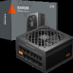 Блок питания PcCooler KN1000 Black (P3-KN1000-G1F) 1000W, 80+Gold, Modular, 12V-2x6 ATX 3.1 - фото