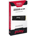 Фото SSD Kingston FURY Renegade G5 2TB M.2 2280 NVMe PCIe Gen5 x4 (SFYR2S/2T0) 14700/14000 Mb/s #1