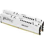 Изображение DDR-5 2шт x 32GB 6000МГц Kingston FURY Beast White (KF560C30BWEK2-64) AMD EXPO Фото DDR-5 2шт x 32GB 6000МГц Kingston FURY Beast White (KF560C30BWEK2-64) AMD EXPO