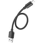 Изображение Кабель HOCO X96 Black (6942007609388) USB/Lightning, 0.25м, 60W, PVC #2 Фото Кабель HOCO X96 Black (6942007609388) USB/Lightning, 0.25м, 60W, PVC #2