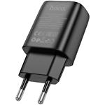 Фото Сетевое ЗУ Hoco C134A Solid Black (6942007621298) 1*USB-A, 12W #3