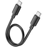 Фото Кабель HOCO X96 Black (6942007609449) Type-C/Type-C, 0.25м, 60W, PVC