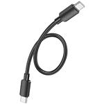 Фото Кабель HOCO X96 Black (6942007609449) Type-C/Type-C, 0.25м, 60W, PVC #2