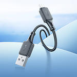 Фото Кабель HOCO X101 Black (6942007604055) USB/Micro-USB, 1м, 2.4A, silicon #4