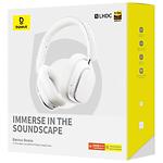 Изображение Baseus H1 Bowie Pro White (A00050601213-00) Bluetooth гарнитура с оголовьем, Noise canceling #1 Фото Baseus H1 Bowie Pro White (A00050601213-00) Bluetooth гарнитура с оголовьем, Noise canceling #1