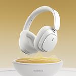 Изображение Baseus H1 Bowie Pro White (A00050601213-00) Bluetooth гарнитура с оголовьем, Noise canceling #7 Фото Baseus H1 Bowie Pro White (A00050601213-00) Bluetooth гарнитура с оголовьем, Noise canceling #7