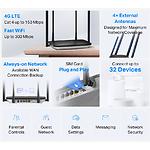 Фото Модем/Маршрутизатор Mercusys MB115-4G, WiFi 4G LTE, 300N 802.11b/g/n, LAN/WAN, 1 nano-SIM #3