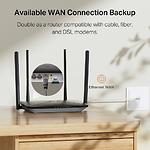 Фото Модем/Маршрутизатор Mercusys MB115-4G, WiFi 4G LTE, 300N 802.11b/g/n, LAN/WAN, 1 nano-SIM #9
