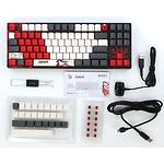 Изображение Клавиатура A4tech Bloody WS87 Naraka механическая игровая, Red Switch, RGB, USB/Wireless/Bluetooth #7 Фото Клавиатура A4tech Bloody WS87 Naraka механическая игровая, Red Switch, RGB, USB/Wireless/Bluetooth #7