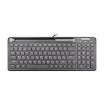Клавиатура Maxxter KB-01B-UA Black с ножничными переключателями, USB - фото