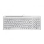 Клавиатура Maxxter KB-01W-UA White с ножничными переключателями, USB - фото