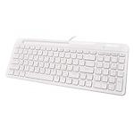 Фото Клавиатура Maxxter KB-01W-UA White с ножничными переключателями, USB #1